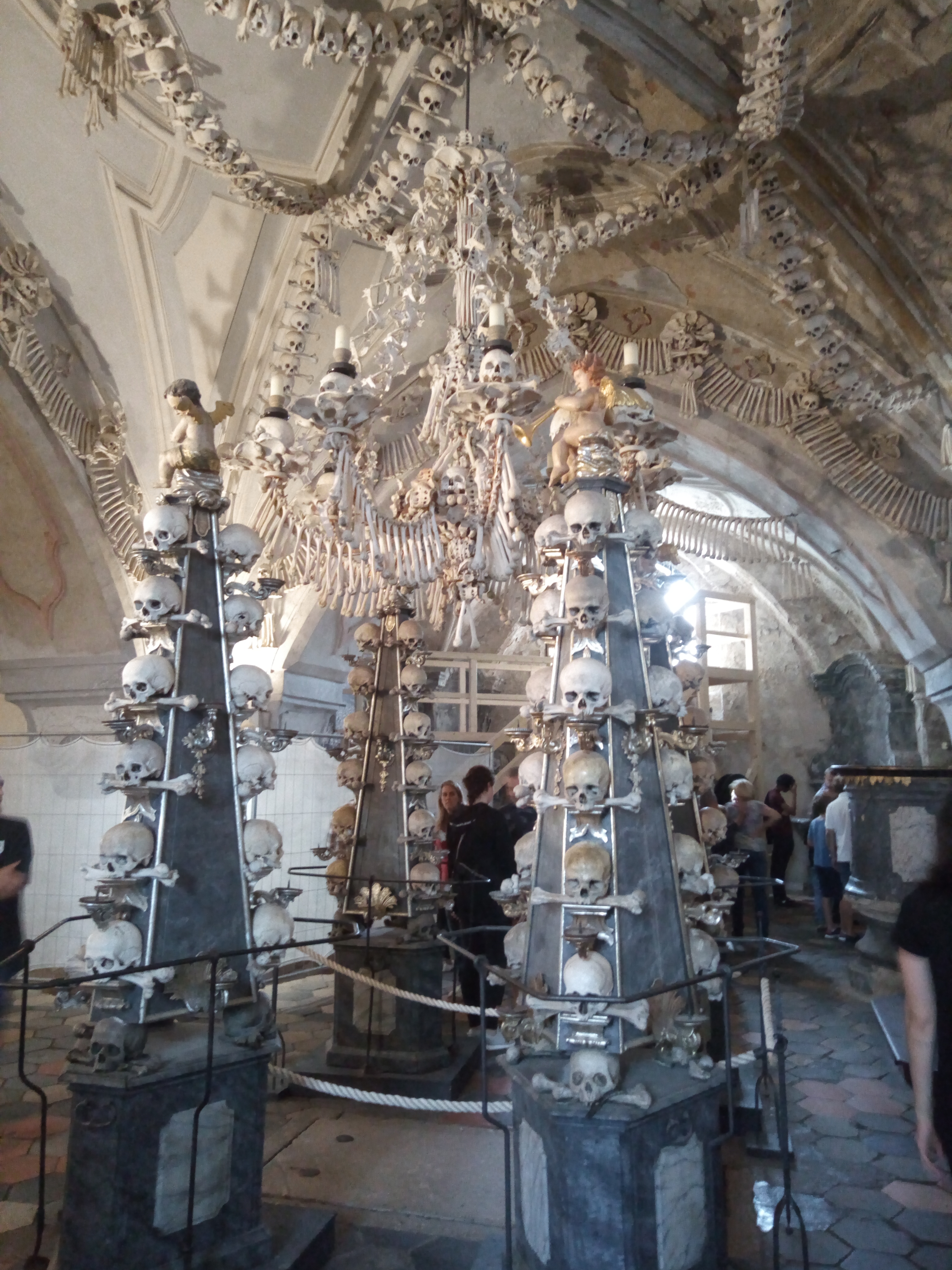 l'ossuaire de sedlec en république tchèque