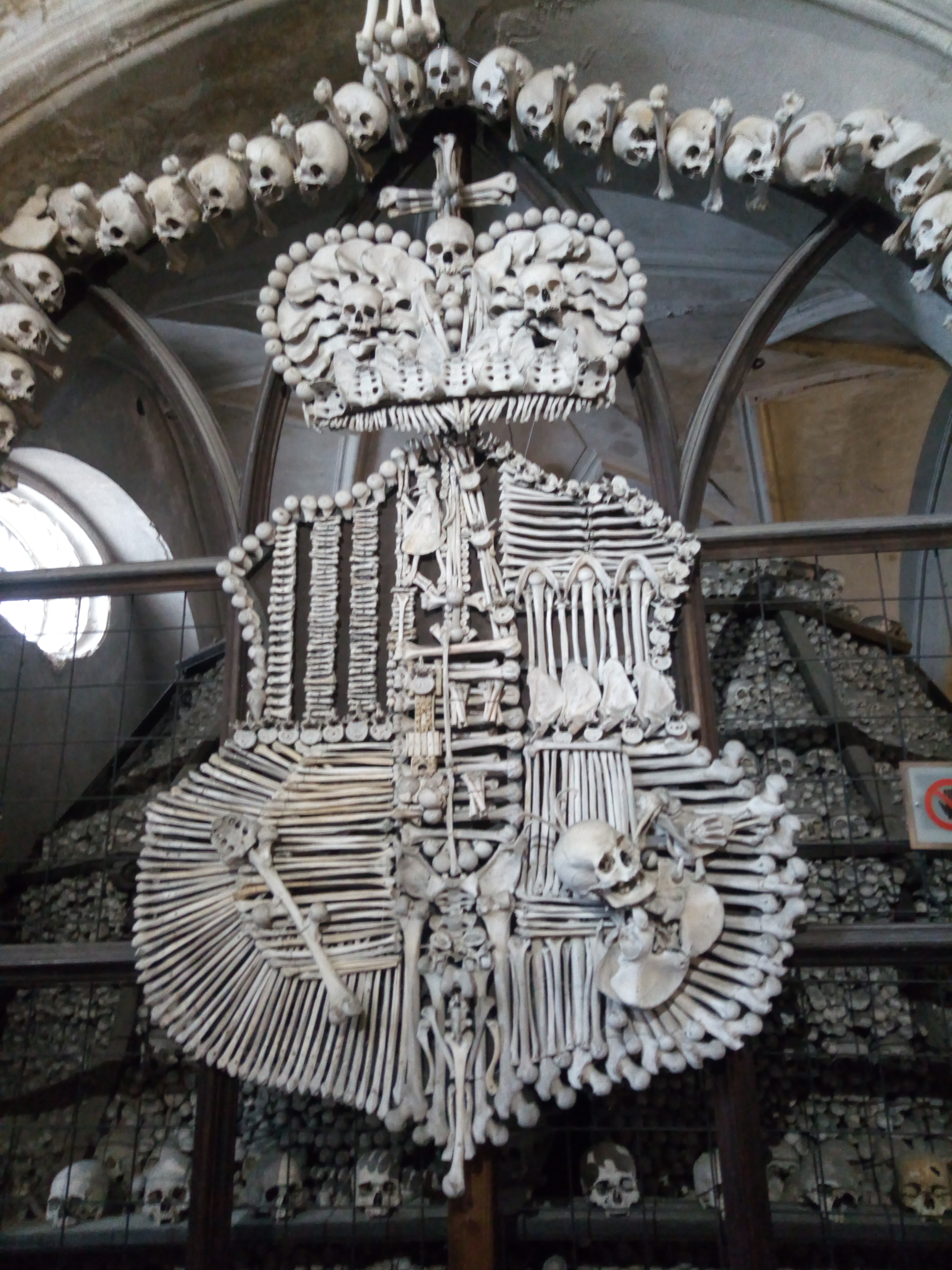 l'ossuaire de sedlec en république tchèque